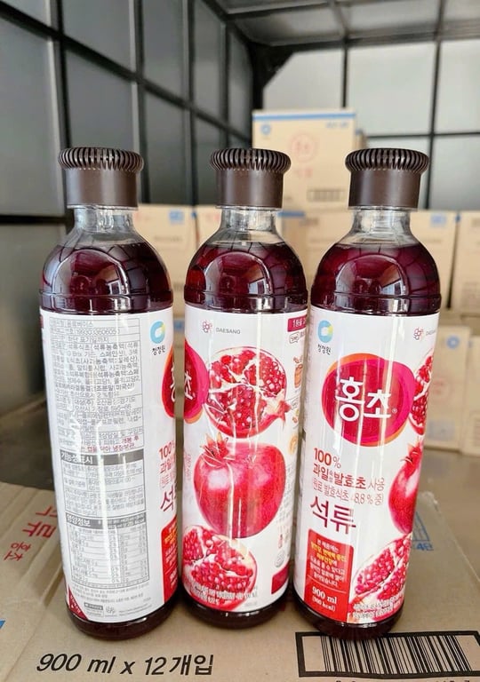 Giấm mâm xôi chai 900ml