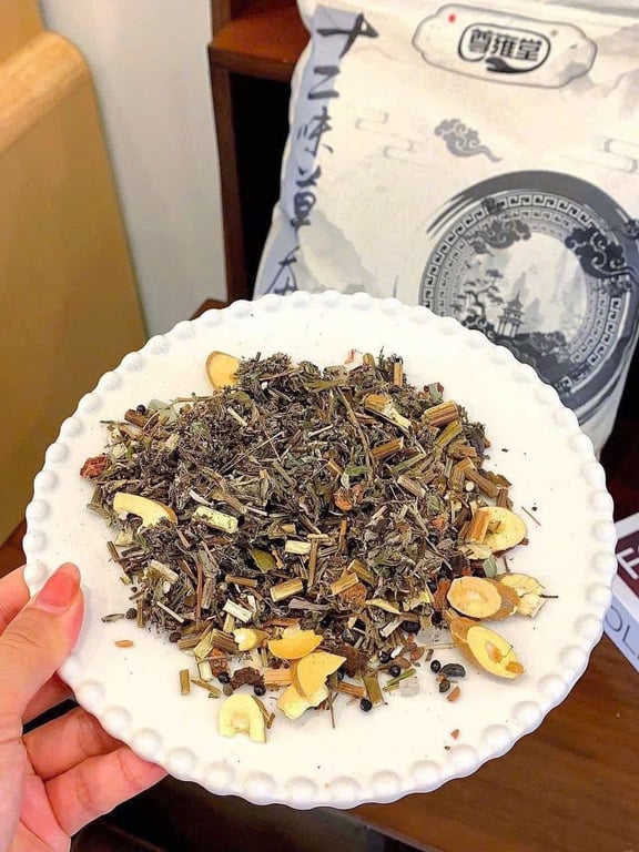 TÚI THẢO DƯỢC NGÂM CHÂN ĐÔNG Y