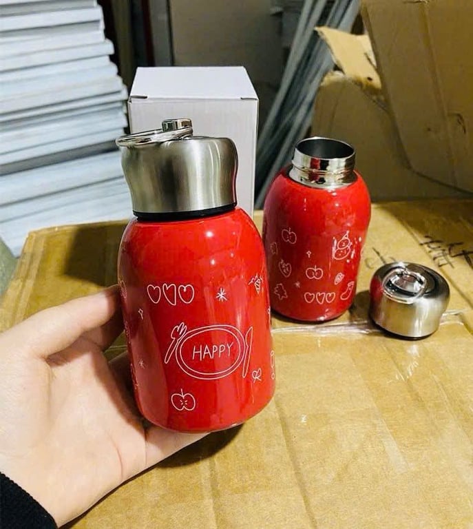 BÌNH GIỮ NHIỆT INOX NOEL 300ML