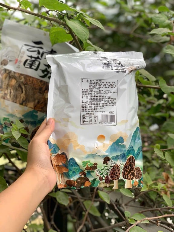 Set 2 gói 10 loại nấm quý Vân Nam (100g/gói)