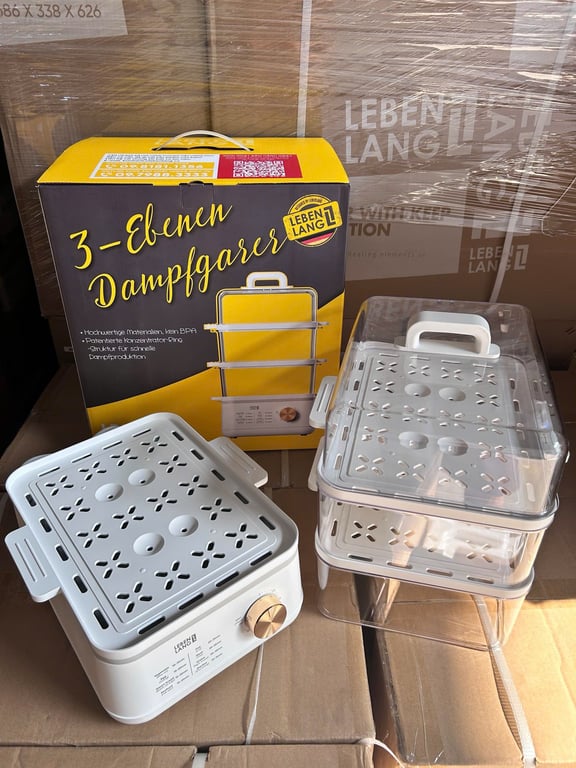 NỒI HẤP 3 TẦNG LEBENLANG 18L LBEL5032