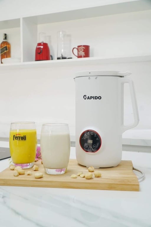 Máy sữa hạt mini  RAPIDO: RHB-500D  (800ml )