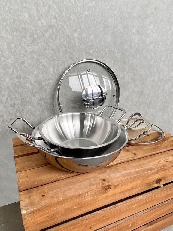 Nồi hải sản sâu lòng kèm nắp Bossd sz 20-24cm
