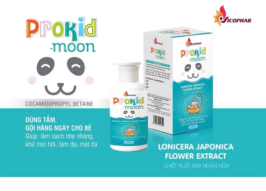 Tắm gội  prokid moon c/300ml