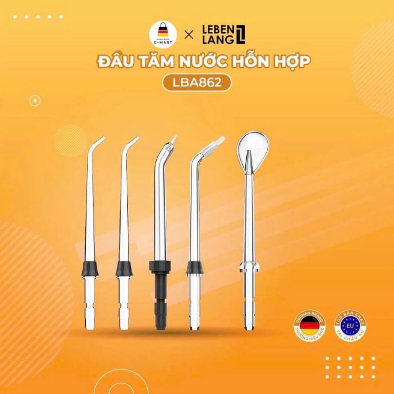 BỘ  5 ĐẦU THAY THẾ TĂM NƯỚC LEBENLANG LBA862