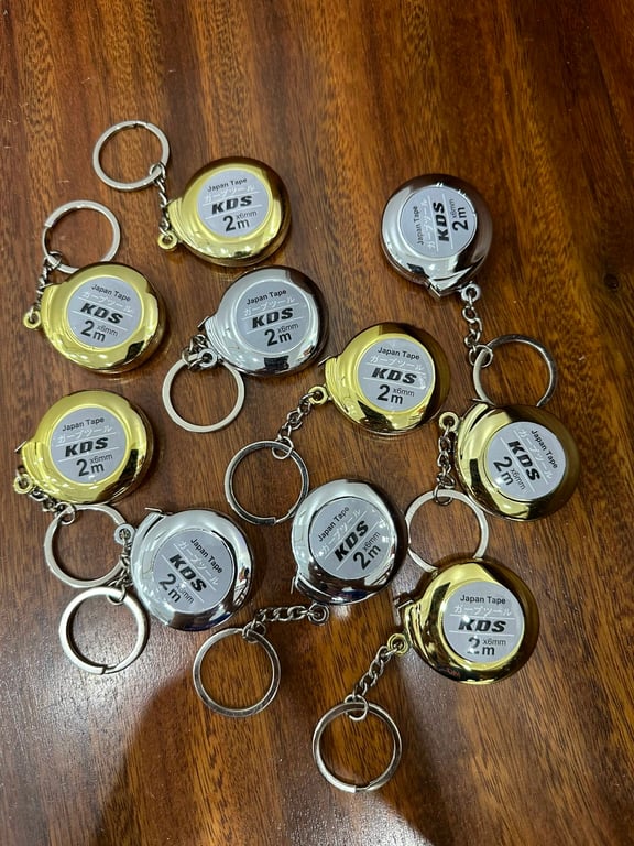 Set 2 móc khoá thước dây mini hàng Nhật