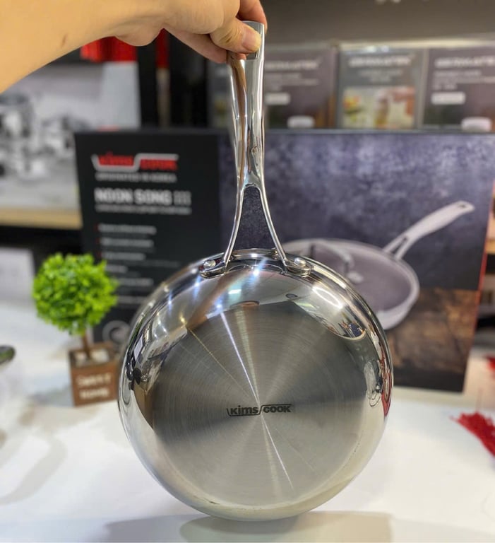 CHẢO BLACKCUBE 20CM INOX 3 LỚP ĐÁY TỪ CHỐNG DÍNH KIMS COOK