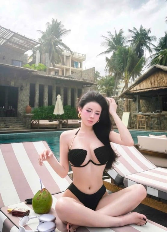Set bikini đen