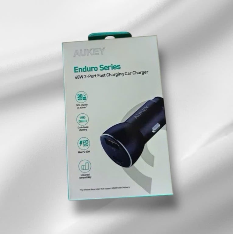 TẨU SẠC NHANH 48W CHO XE HƠI – AUKEY CC-Y48