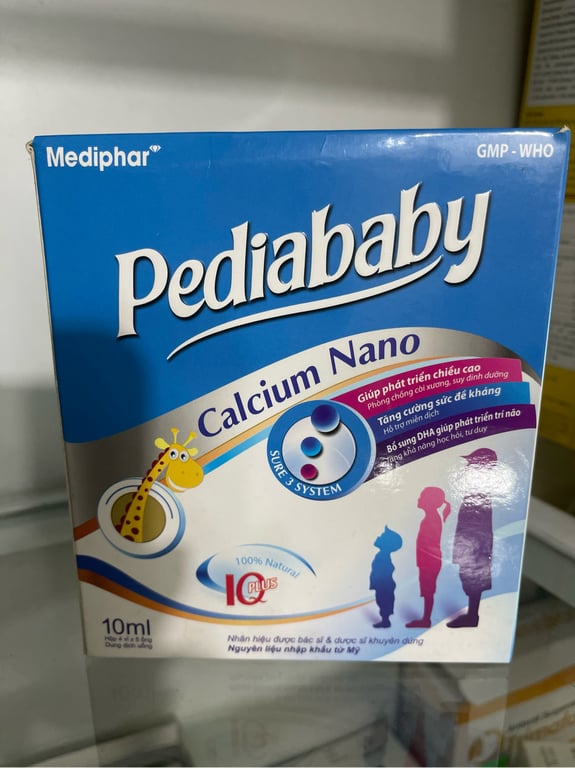 Pediababy xanh hộp 20 ống