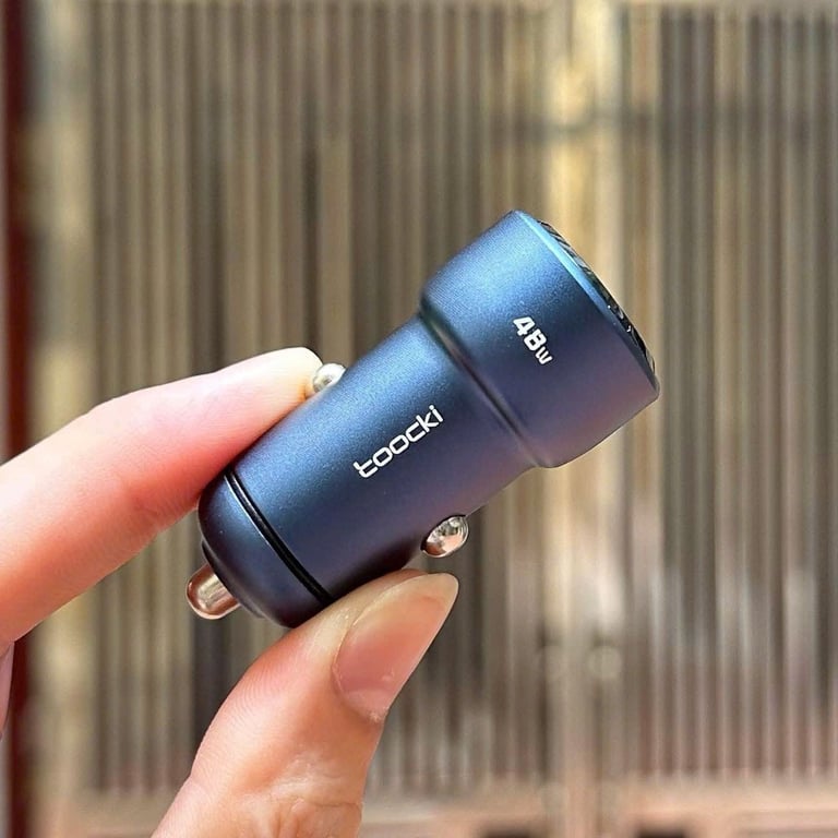 TOOCKI 48W – Tẩu sạc ô tô công nghệ cao 2 cổng PD & USB