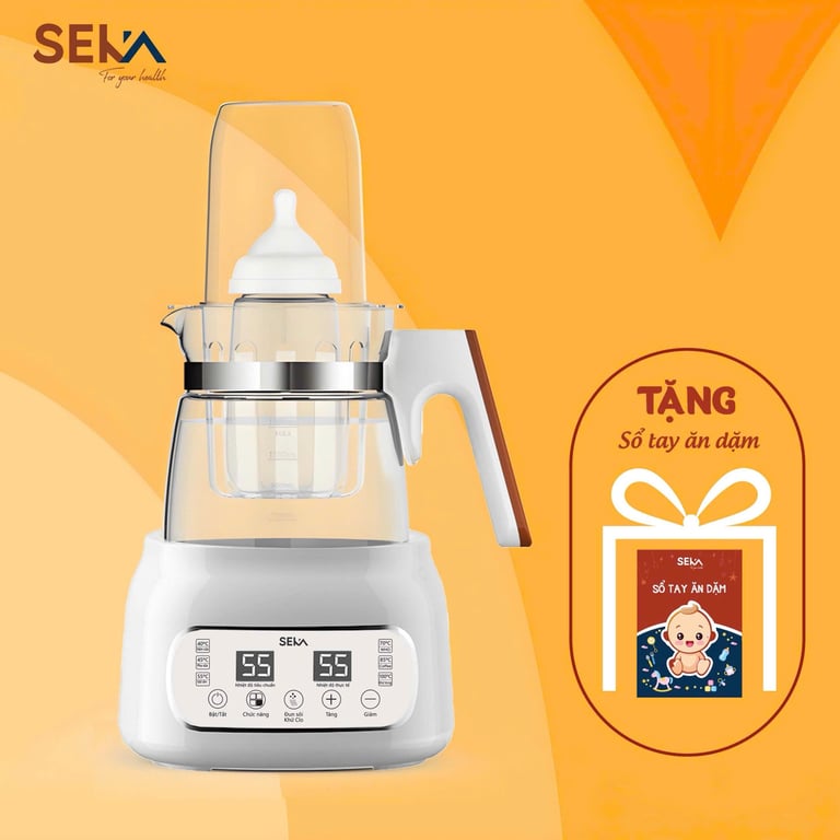 MÁY ĐUN VÀ HÂM NƯỚC PHA SỮA SEKA SK2829T ( Mẫu mới)