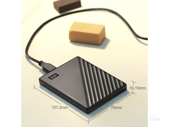 Ổ Cứng Di Động WD My Passport Portable1TB - 2.5 inch - (WDBYVG0010BBK) - Đen