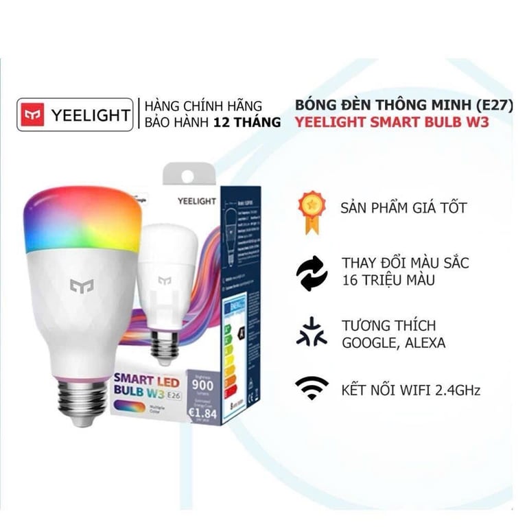 ĐÈN LED THÔNG MINH XIAOMI YEELIGHT W3