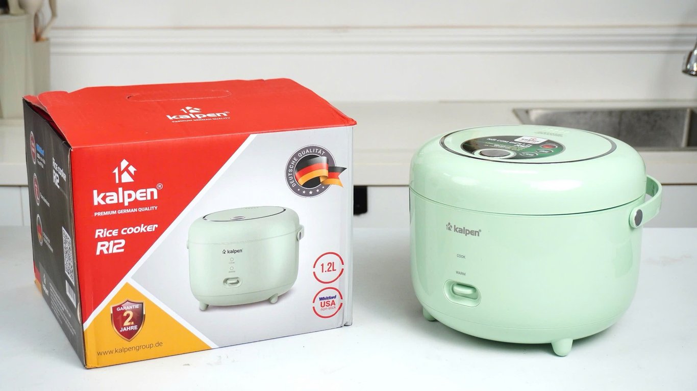 NỒI CƠM ĐIỆN CAO CẤP KALPEN R12 DUNG TÍCH 1,2L