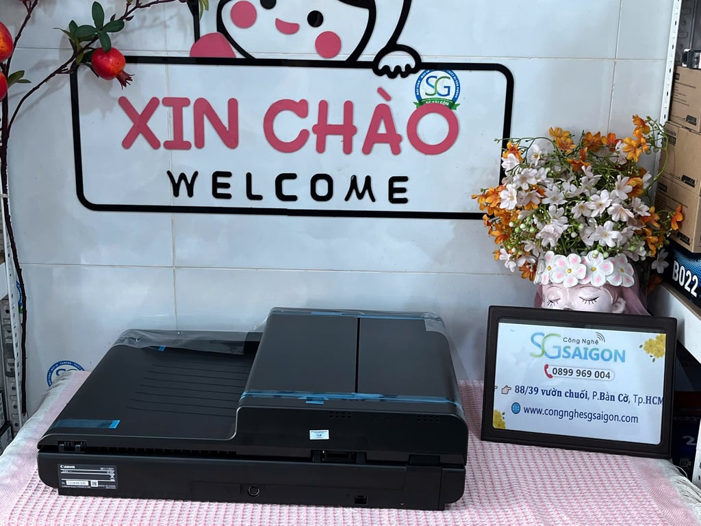 Máy Scan Canon DR-F120 (A4/A5/ Đảo mặt/ ADF/ USB)