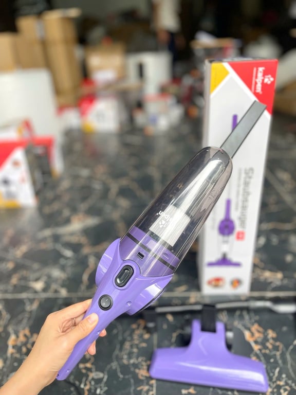 MÁY HÚT BỤI CAO CẤP KALPEN CÔNG SUẤT 1000W màu tím