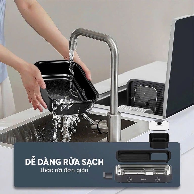 BẾP NƯỚNG LẨU ĐA NĂNG ELMICH HE-3908