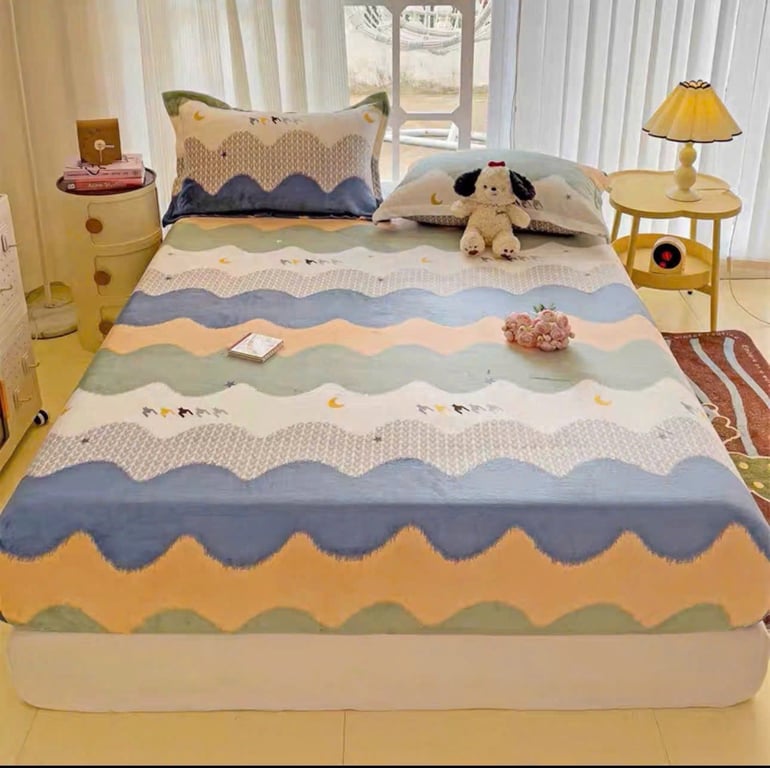 BỘ GA GỐI NỈ LÌ CAO CẤP