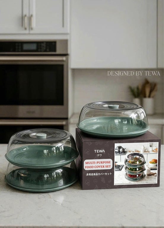 SET 3 HỘP ÚP THỨC ĂN XẾP TẦNG TEWA JAPAN