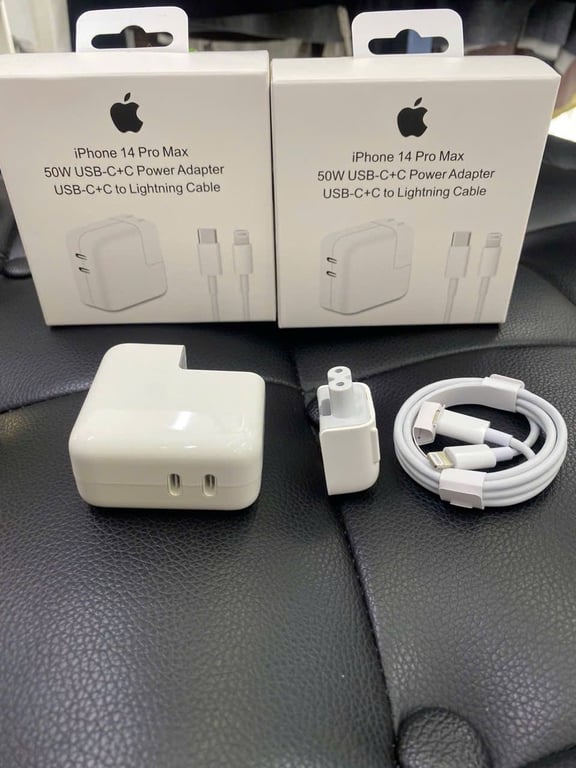 Bộ sạc nhanh 50w 14 Pro Max hàng 3 chi tiết made in U.S.A