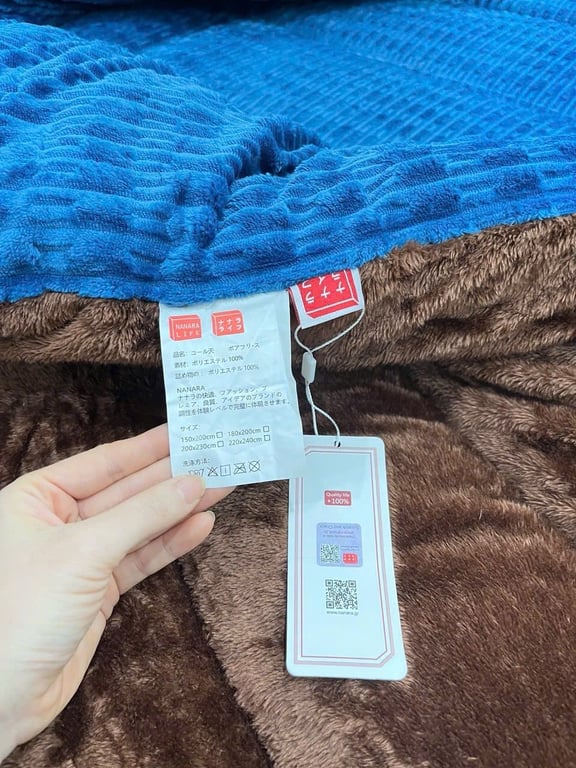 CHĂN NANARA LÔNG CỪU 3 LỚP