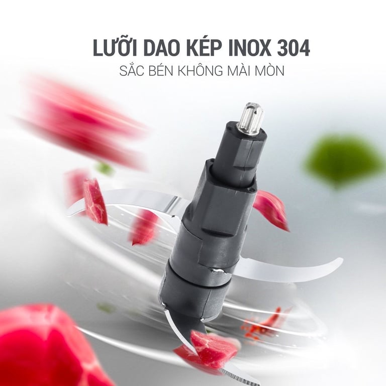 MÁY XAY THỊT LEBENLANG LBUF1920 DUNG TÍCH 1.2L