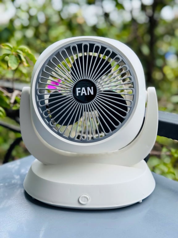 ❣️QUẠT TÍCH ĐIỆN MINI FAN F3 – XOAY 180°