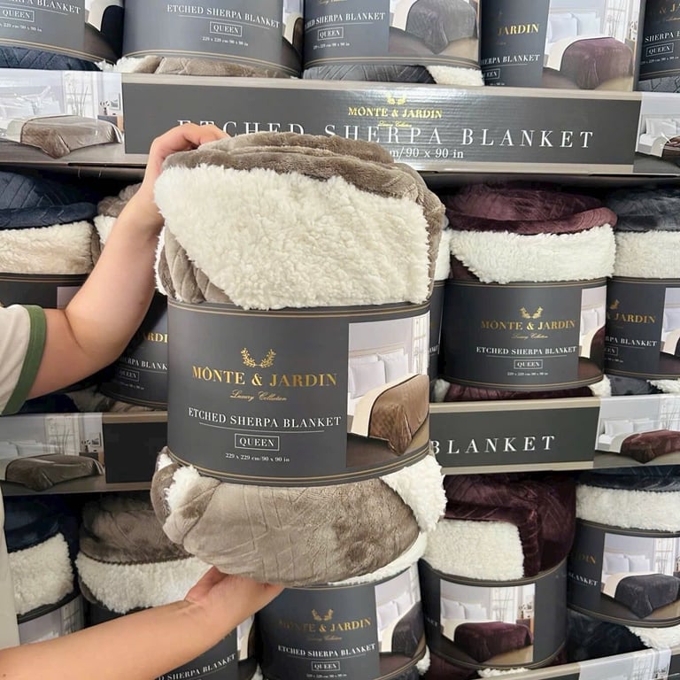 Chăn lông cừu Monte&Jardin