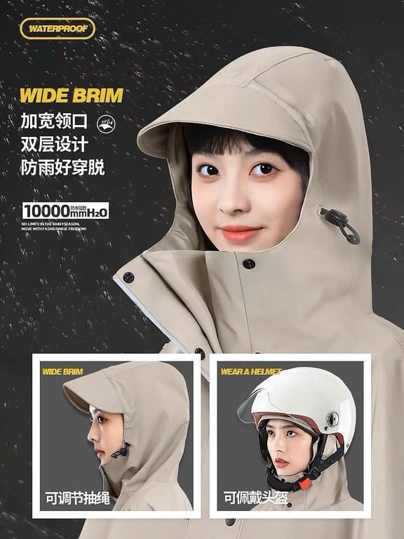 KLE76 - áo mưa vô cực