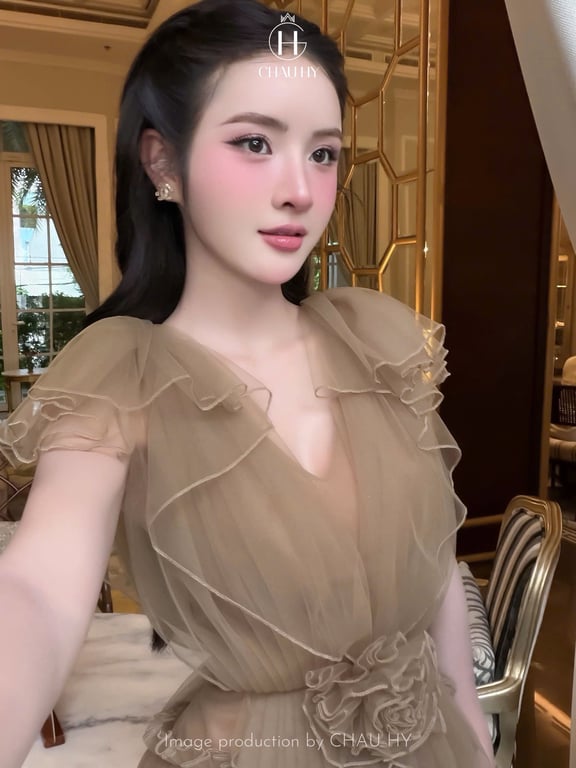 Đầm vera brand Châu Hy