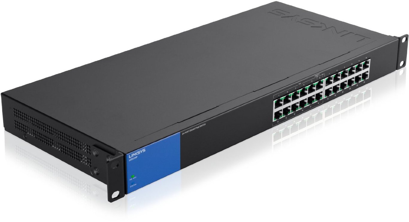 Thiết Bị Chia Mạng Linksys LGS124P 24-Port Business Desktop Gigabit Nguồn PoE