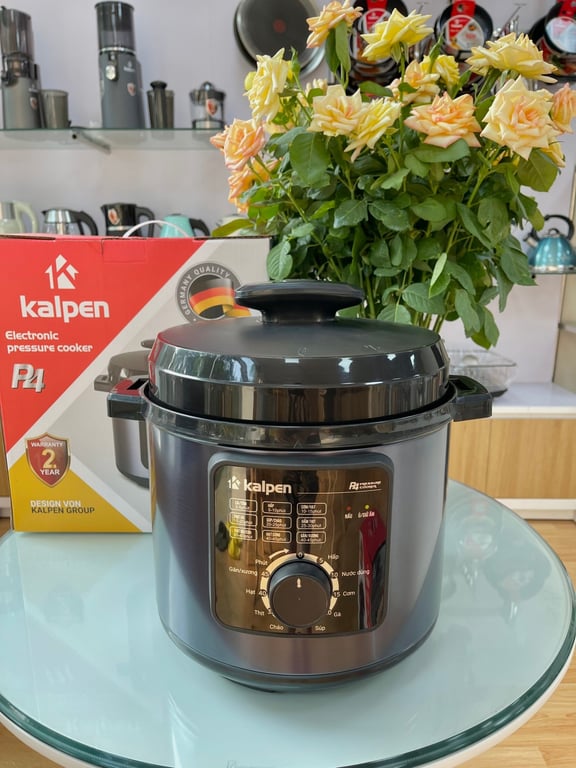 NỒI ÁP SUẤT ĐIỆN KALPEN P4 DUNG TÍCH 6L