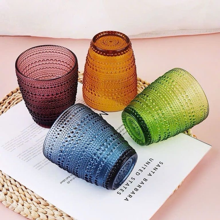 BỘ 4 CỐC THỦY TINH HIGHGATE COLLECTION 4 MÀU 295ML