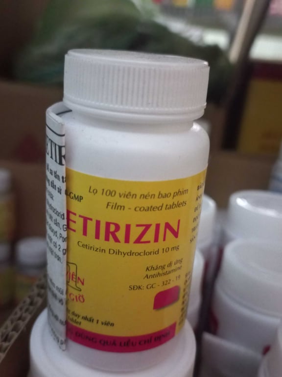 Cetirizin 10 q4 c/100v nén