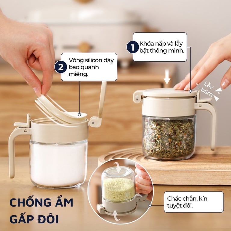 LỌ ĐỰNG GIA VỊ DANDIHOME