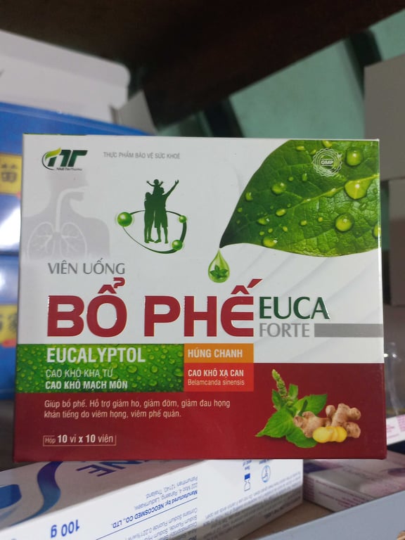 Bổ phế euca fort nhất tín hộp 10×10 viên