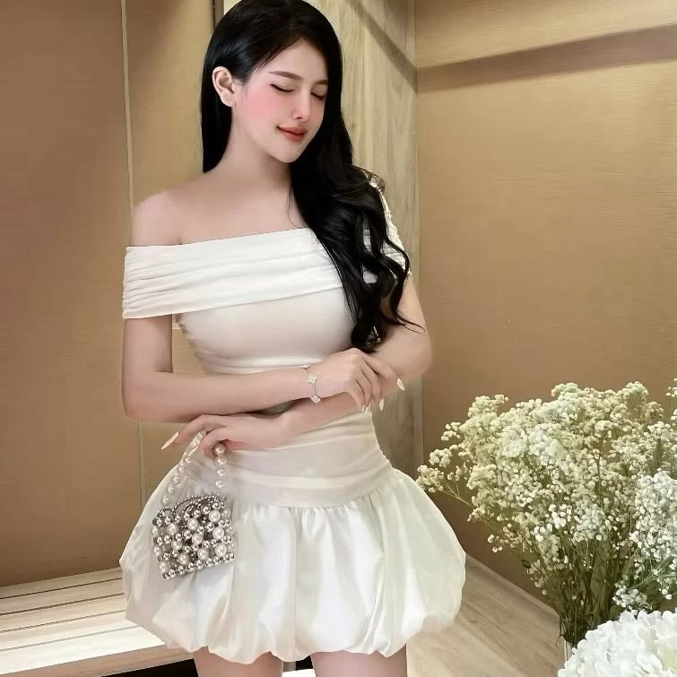 Bẹt vai trắng ( size s )