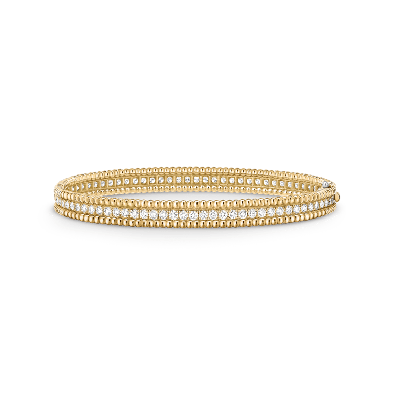 Perlée diamonds bracelet, 1 row, medium model