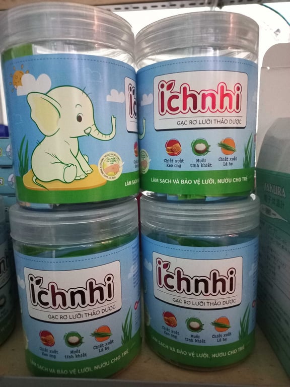 Gạc rơ lưỡi  ích nhi  h/30 gói