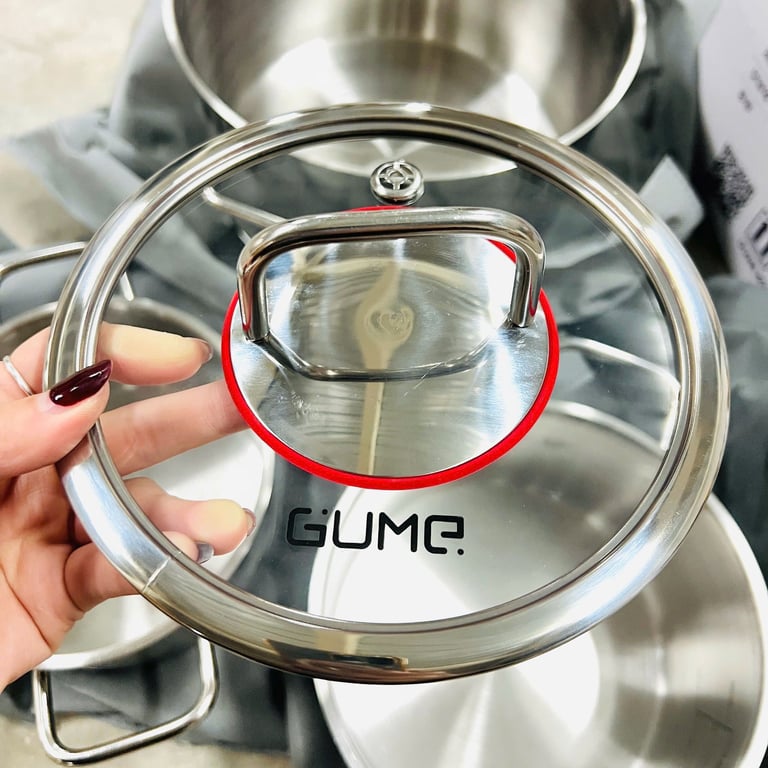 Bộ nồi 5 đáy inox 304 JEJU (3PCS) GMP-3533