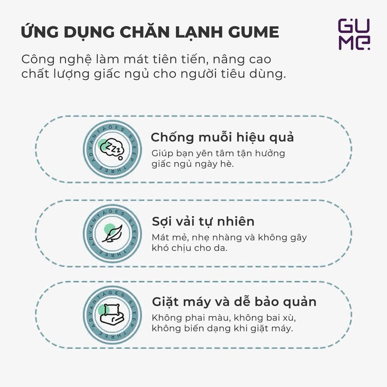 chăn lạnh Gume