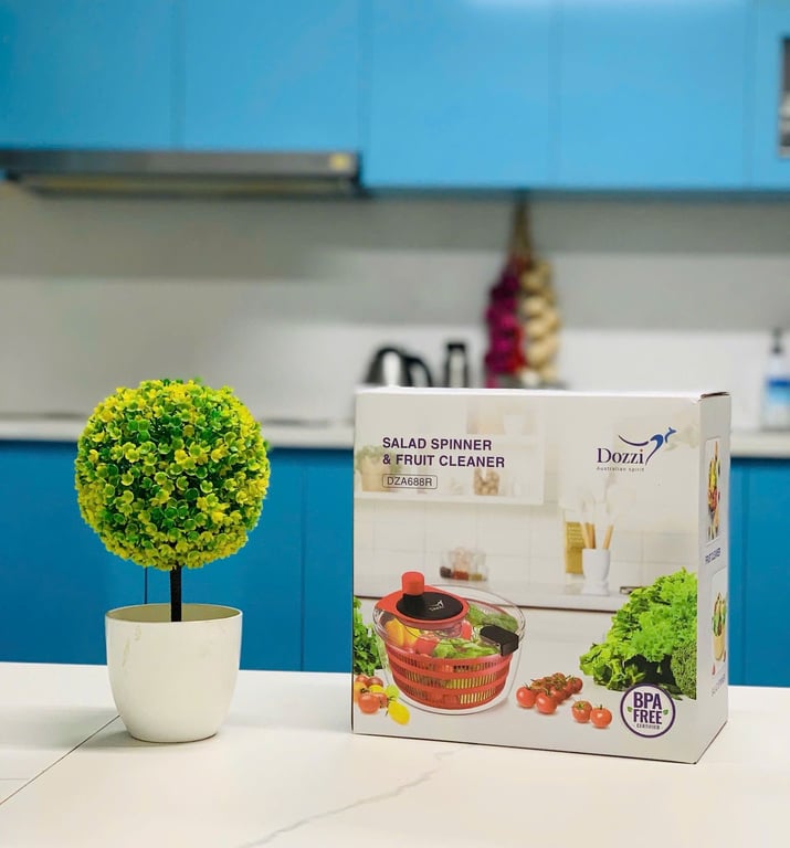 DZA688R - RỔ QUAY RAU THÔNG MINH DOZZI 4L