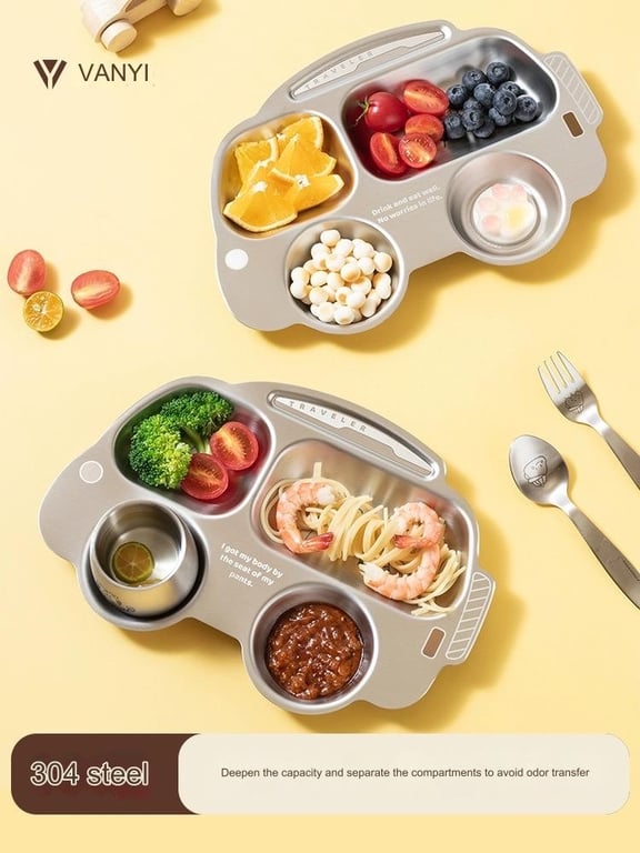 RK653 - KHAY ĂN DẶM Ô TÔ HOẠT HÌNH