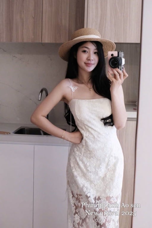 Váy ren 2day bướm