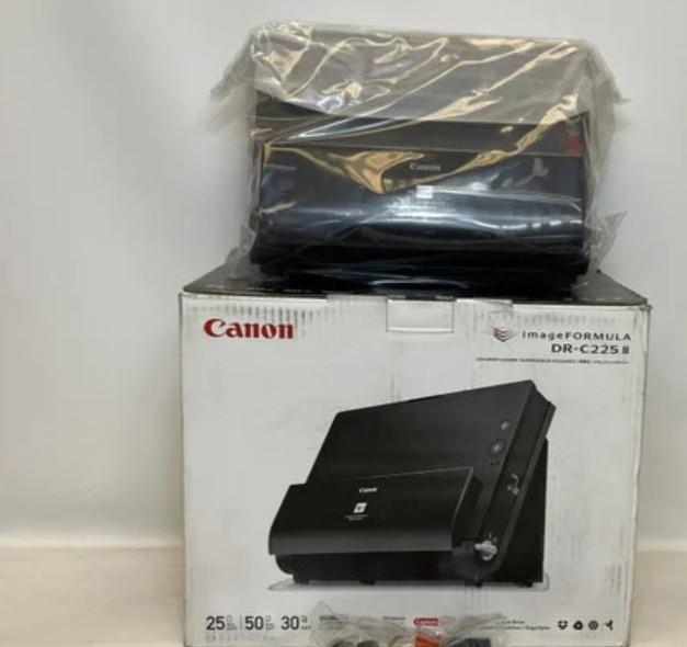 Máy Scan Canon DR C225 II (2 mặt, 25ppm, USB, ADF 30 tờ) - Hàng Chính Hãng