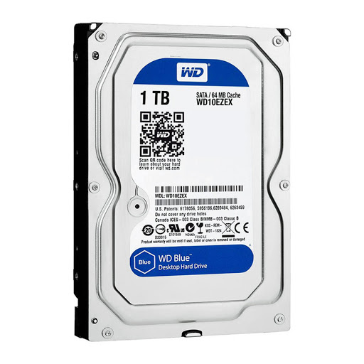 HDD 1TB Western Blue Sata  (WD10EZEX)-Nhập Khẩu