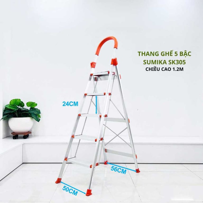 THANG NHÔM DẠNG BẬC GHẾ SUMIKA. MODEL: SK305