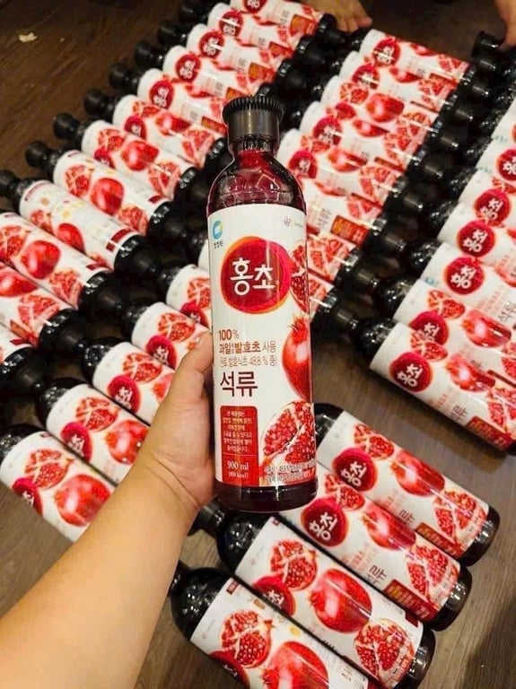 Giấm mâm xôi chai 900ml