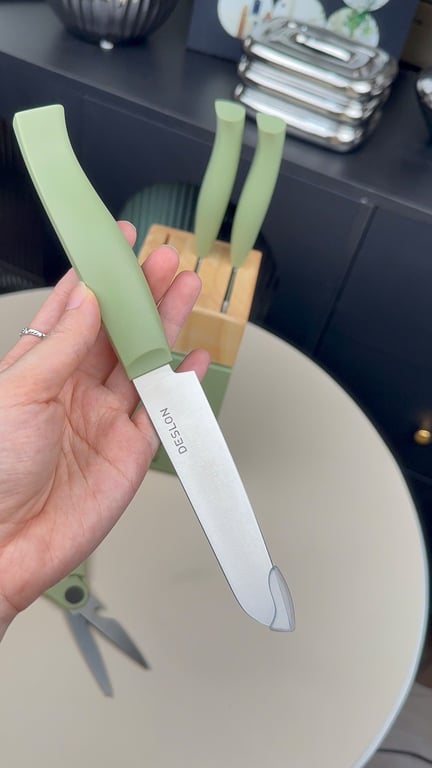 BỘ DAO BẾP XANH BƠ DESLON